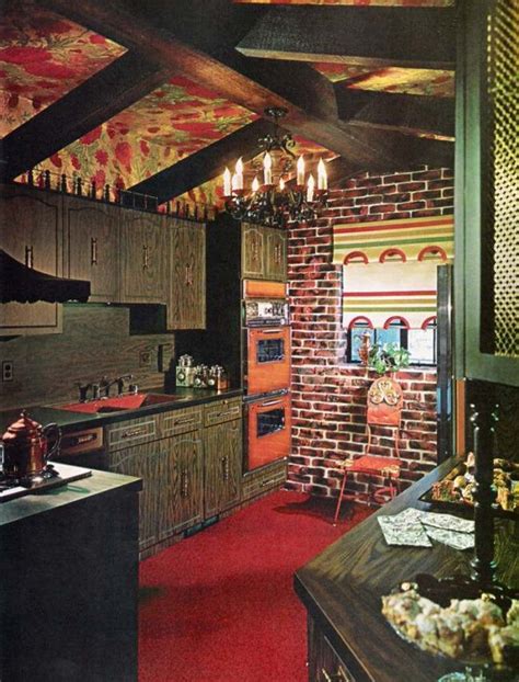 Indian interior designers tips to mix and match prints. Those Fabulous and Frightening 1970s Kitchens - Flashbak