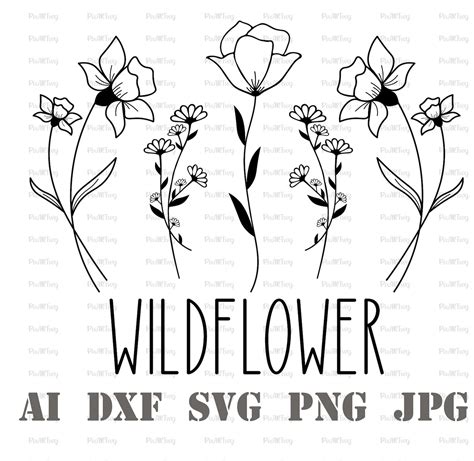 SVG FILES Raising Wildflowers Svg Wildflower Svg Plant Mama Etsy
