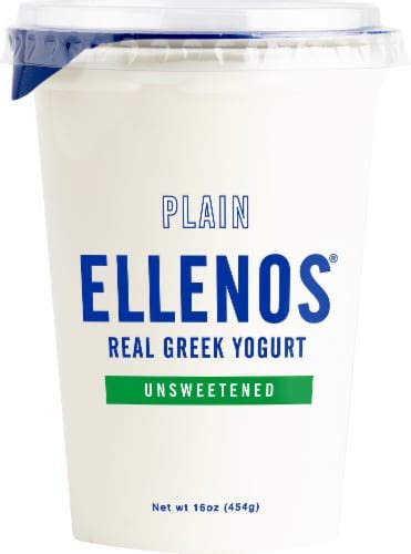 Ellenos Plain Unsweetened Real Greek Yogurt Tub 16 Oz Kroger