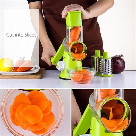 Maybe you would like to learn more about one of these? Manual Fruit Vegetable Round Slicer Julienne Carrot Cutter Cheese Grater Kitchen | eBay