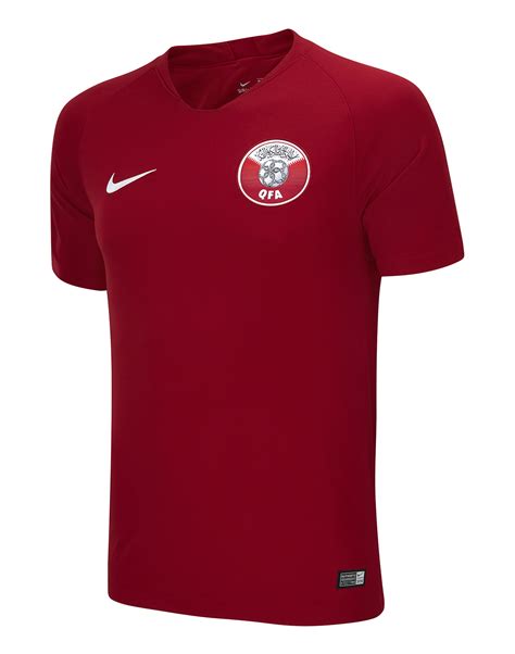 Nike Adult Qatar Home 18/19 Jersey  Burgundy  Life Style Sports IE