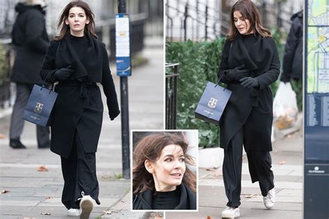 nigella lawson 58 looks fresh faced as she goes shopping in chic black coat the scottish sun