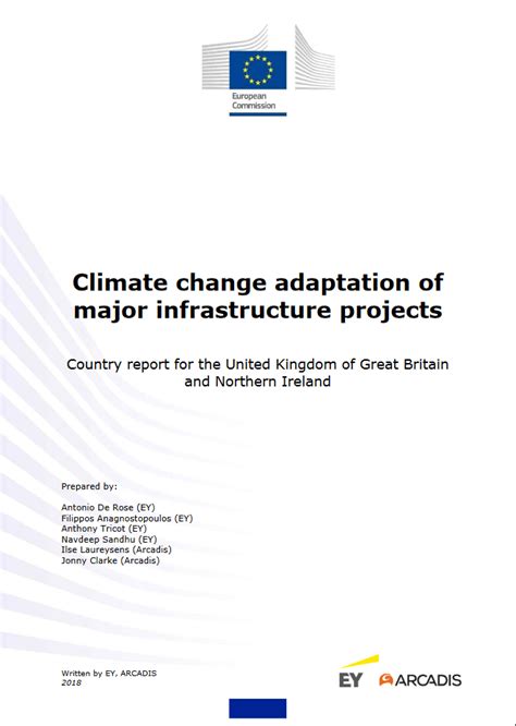 Climate Change Adaptation Of Major Infrastructure Projects United
