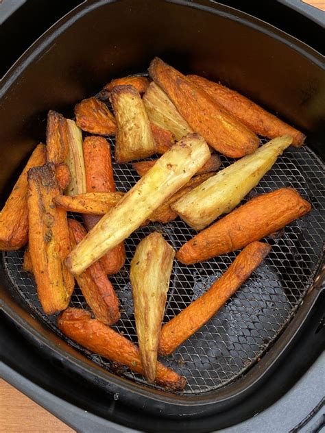 Recipe This Air Fryer Frozen Parsnips And Carrots