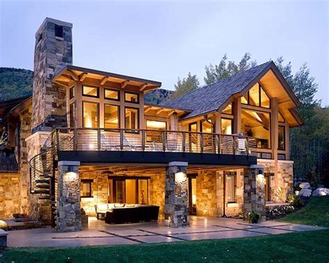 A Warm Yet Contemporary Mountain Feel In A Colorado Home Basement