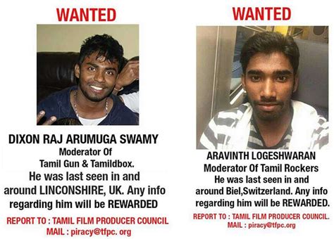 Piracy Websites Tamilrockers Dvd Rockers Admin Arrested Tamil Movie