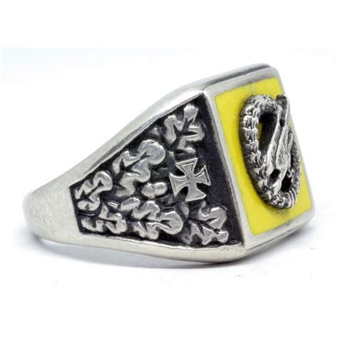 Ww2 Luftwaffe Paratroopers Silver Ring For Sale