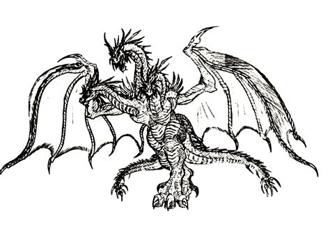 King Ghidorah Coloring Pages New Letthemfight Instagram S And Videos In