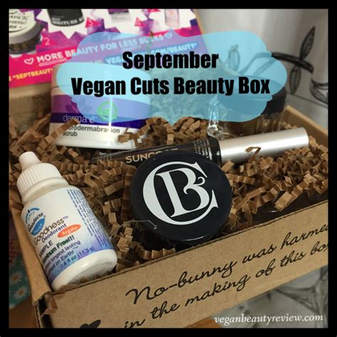 September Vegan Cuts Beauty Box Review Vegan Beauty Review Vegan