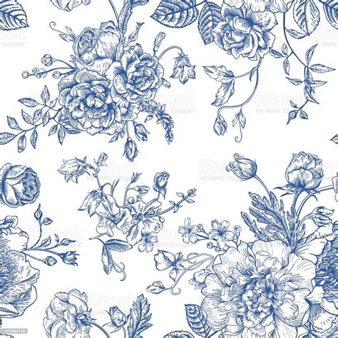 Seamless Pattern With Bouquet Of Flowers Stock Illustration Download