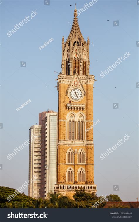 Rajabai Clock Tower Bombay Stock Exchange Stock Photo 1772438447