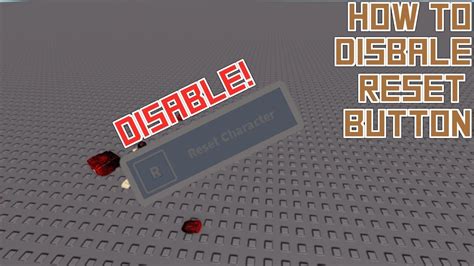 How To Disable Roblox Reset Button Roblox Studio Advanced Scripting