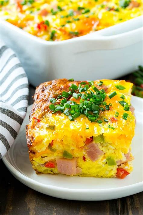 The eggs puff up and brown nicely creating a crisp crust on top and a soft fluffy egg inside, similar to a frittata. Hash Brown Casserole | Hash brown egg casserole, Breakfast ...