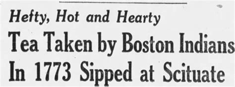 Second Boston Tea Party Held In 1956