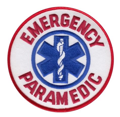 Emergency Paramedic Shoulder Patch Midwest Public Safety Outfitters Llc