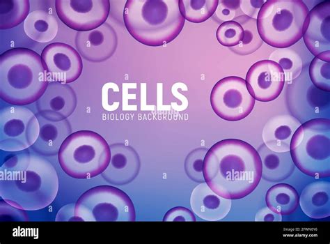 Abstract Cell Background Human Biology Science Medical Nucleus Vector