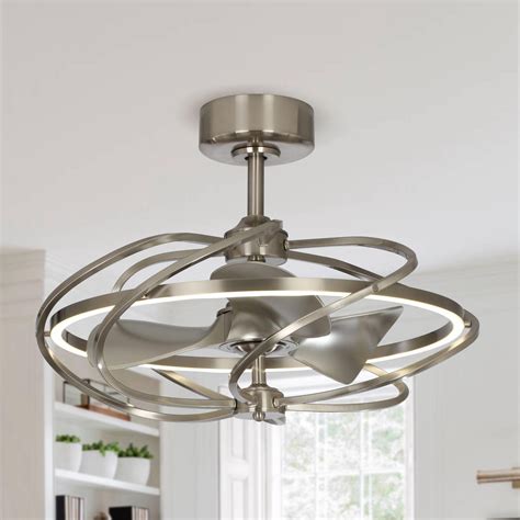 27bucholz Modern Ceiling Fan With Remote Control Led Light 3 Reversi