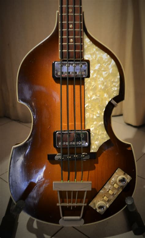 Hofner 5001 Violin Bass 1964 Sunburst Bass For Sale Rome Vintage Guitars