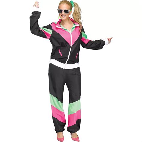 Womens 80s Sweat Suit Costume Party City Canada