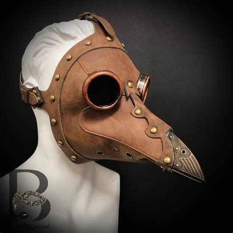Plague Doctor Mask Steampunk Bird Raven Mask Costume Cosplay Etsy
