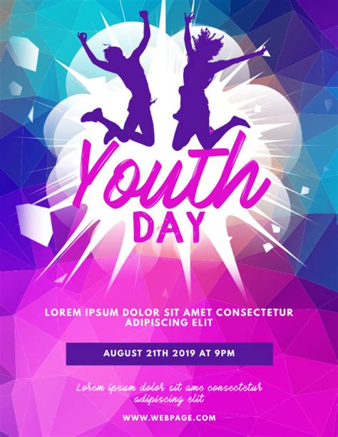 Youth Day Flyer Design Template Postermywall