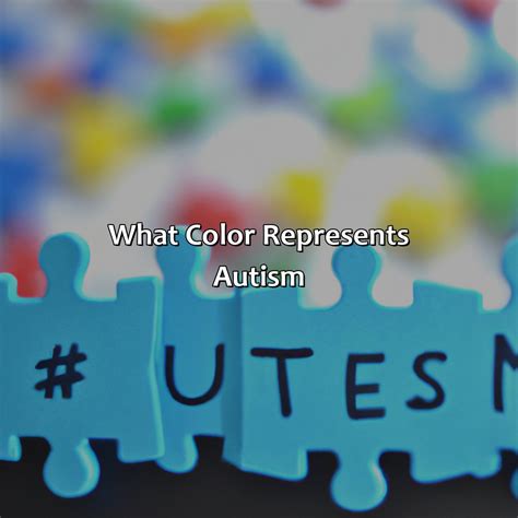 What Color Represents Autism