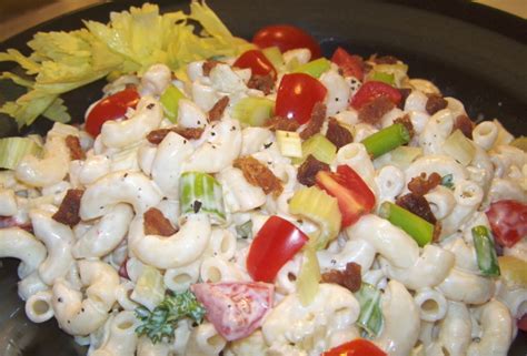 Blt Macaroni Salad Recipe Food Com