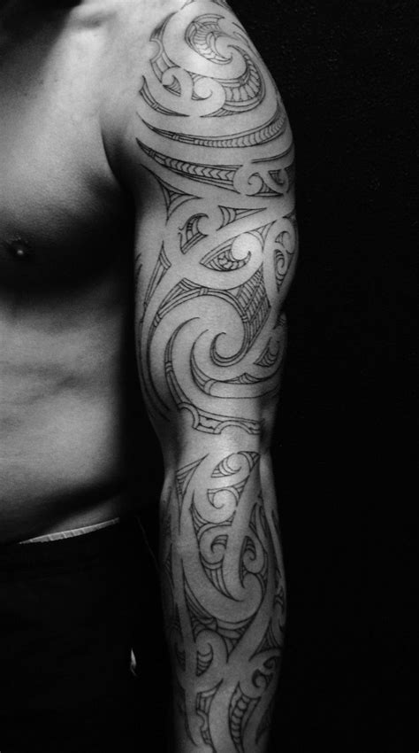 Tattoo tribal arm band hidden name by heatherejames on deviantart. 80 ARTISTIC SLEEVE TATTOO FOR MEN | Tribal sleeve tattoos ...