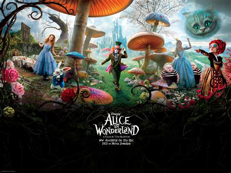 Alice In Wonderland Alice Im Wunderland 2010 Hintergrund 16559064