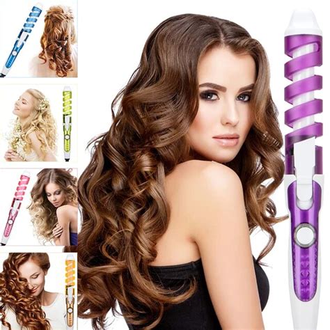 2019 professional hair curler magic spiral curling iron fast heating curling wand electric hair