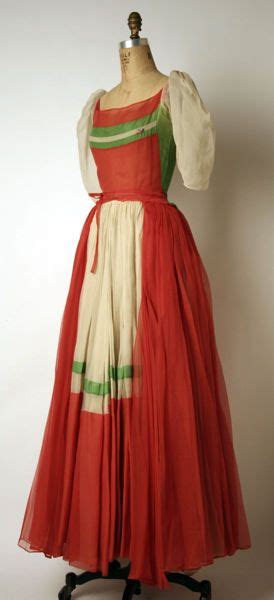 Silk Evening Dress By Madame Grès Alix Barton 1948 49 Vintage