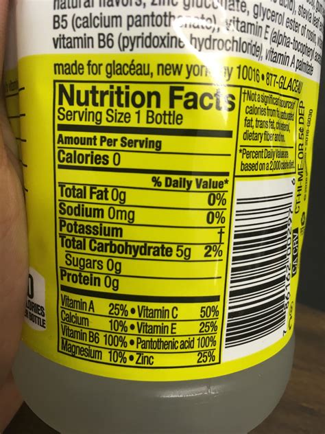 30 Water Nutrition Facts Label Labels Database 2020
