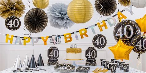 Sparkling Celebration 40th Birthday Party Supplies Party City