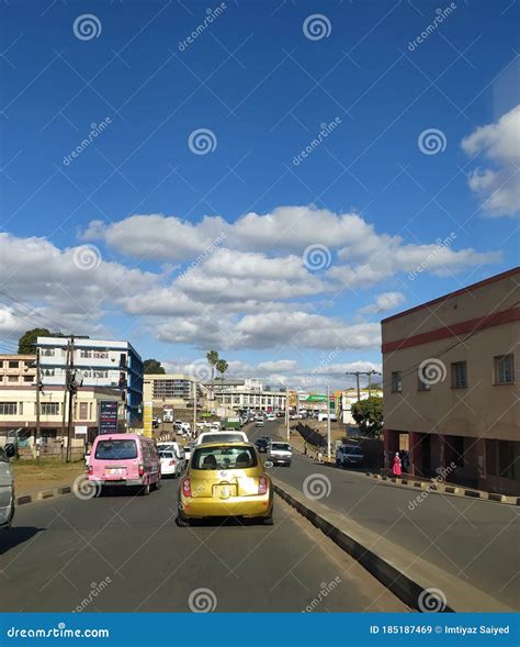 Street View Blantyre Malawi Africa Editorial Stock Image Image Of