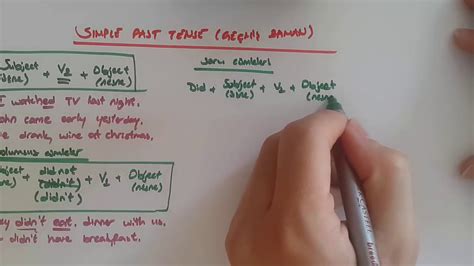 If you are studying english grammar you may want to memorize the common irregular past and past participles listed here. Simple Past Tense/Geçmiş Zaman Konu Anlatımı - YouTube