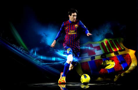 Lionel Messi Fc Barcelona Wallpaper Action Shot All In