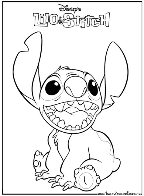 Coloriage Stitch A Imprimer Az Coloriage