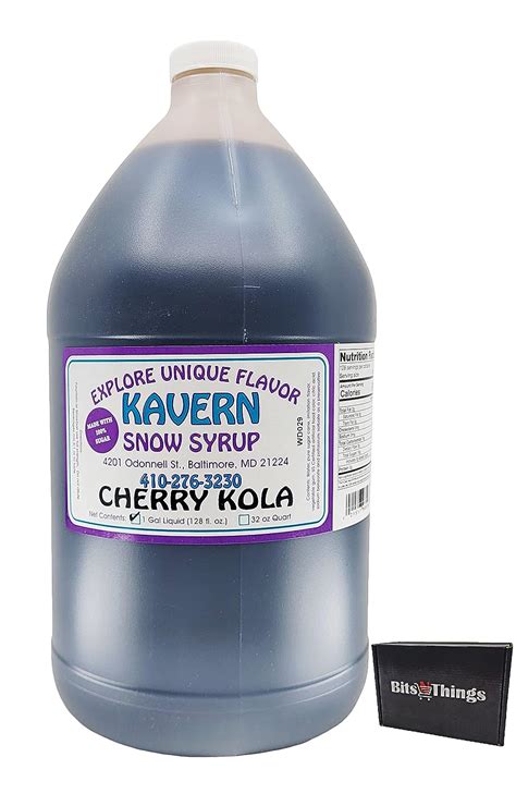 Kavern Cherry Kola Cola Snow Cone Snowball Syrup 128