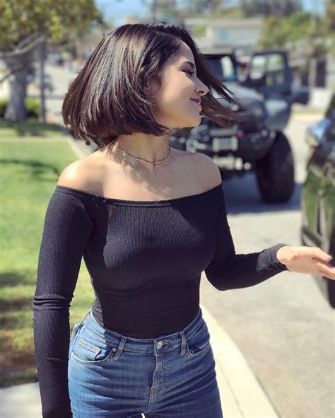 Becky G S Tits Are So Big And Round And Luscious All Her Stretch Shirts Fight To Get Onto Her
