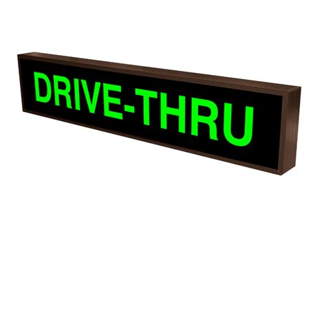 Drive Thru Led Sign 26959 Outdoor Traffic Lane Signals