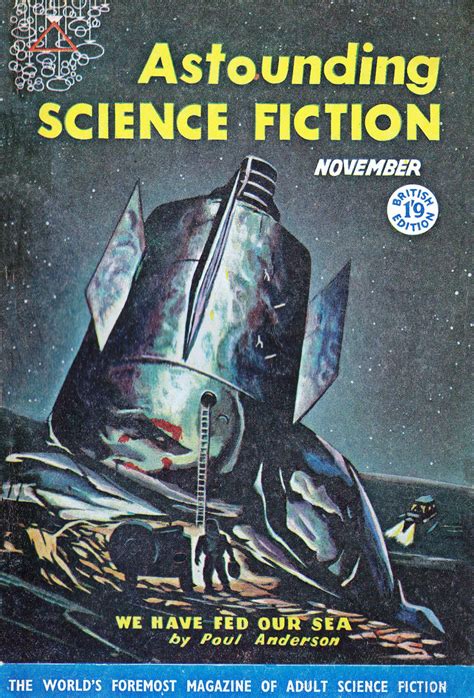 Astounding Science Fiction November 1958 Cover Art By Van Dongen