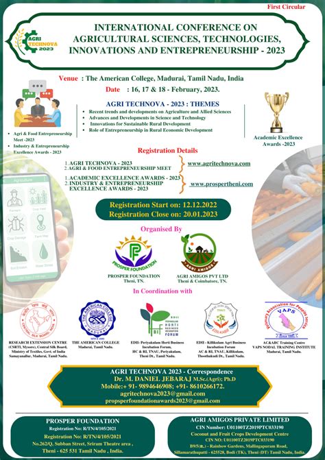 Pdf International Conference On Agricultural Sciences Technologies