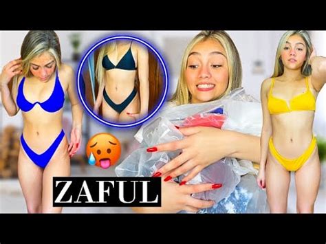 PROVANDO BIQUÍNIS DA ZAFUL Try on haul Lah Rios YouTube