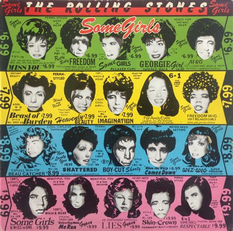 The Rolling Stones Some Girls 1978 Die Cut With Celebrity Faces