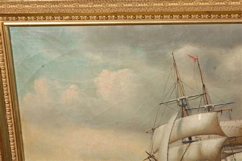 Oil Painting Of Ships At Sea At Paintingvalley Com Explore Collection