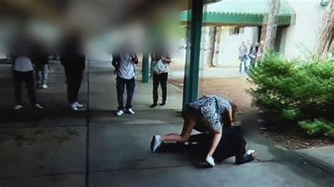 Girl Caught On Camera Kneeing Another Student During Fight At Sonoma Valley High School Abc