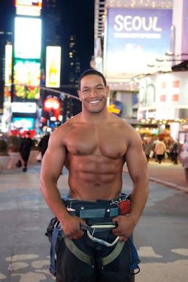 Muscle Jocks Fireman In Times Square