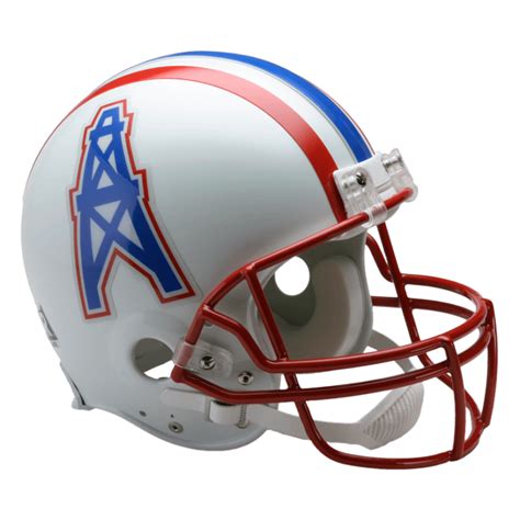 Riddell Houston Oilers Throwback Helmet 1991 1996 Logos And Lists