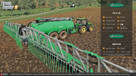 Farming Simulator 19 Fact Sheets Cdbe