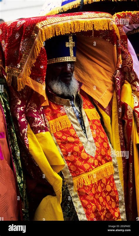 Timkat Ethiopian Orthodox Epiphany Ceremony In Ethiopia Stock Photo
